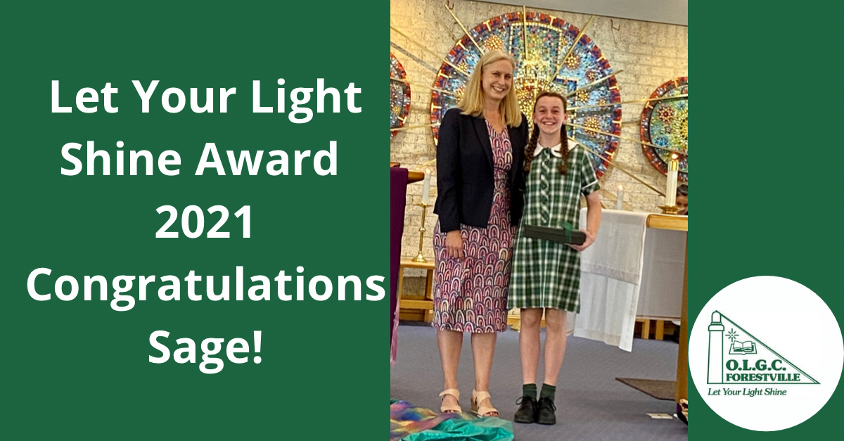 Let Your Light Shine Award 2021
