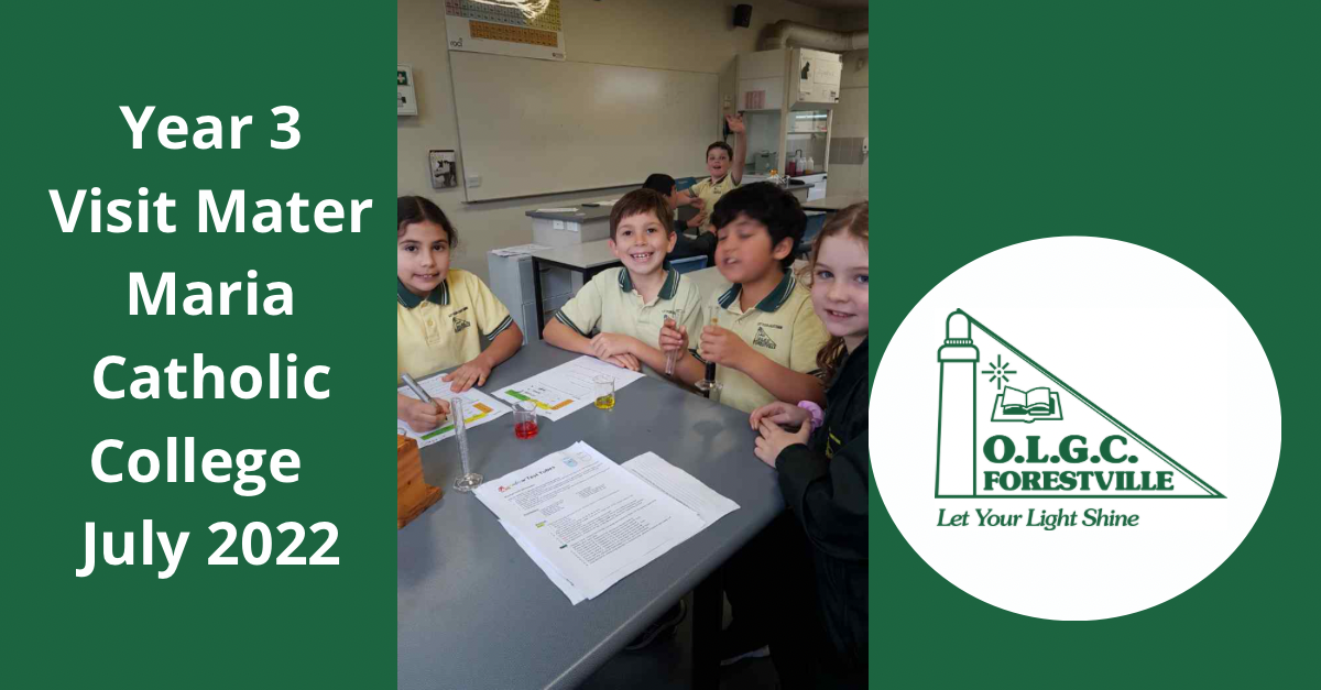 Year 3 Visit to Mater Maria Catholic College