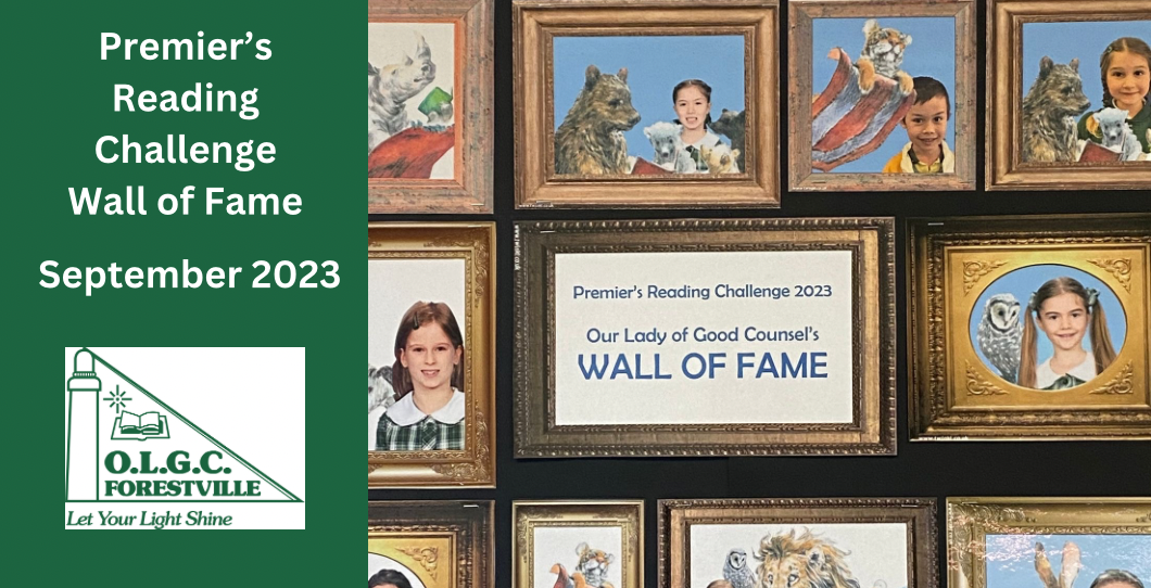 Premier’s Reading Challenge Wall of Fame